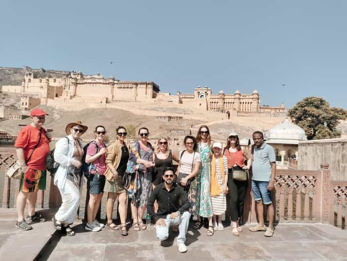 Jaipur: Jaipur & Amber Fort Hele of Halfdaagse tour met gids