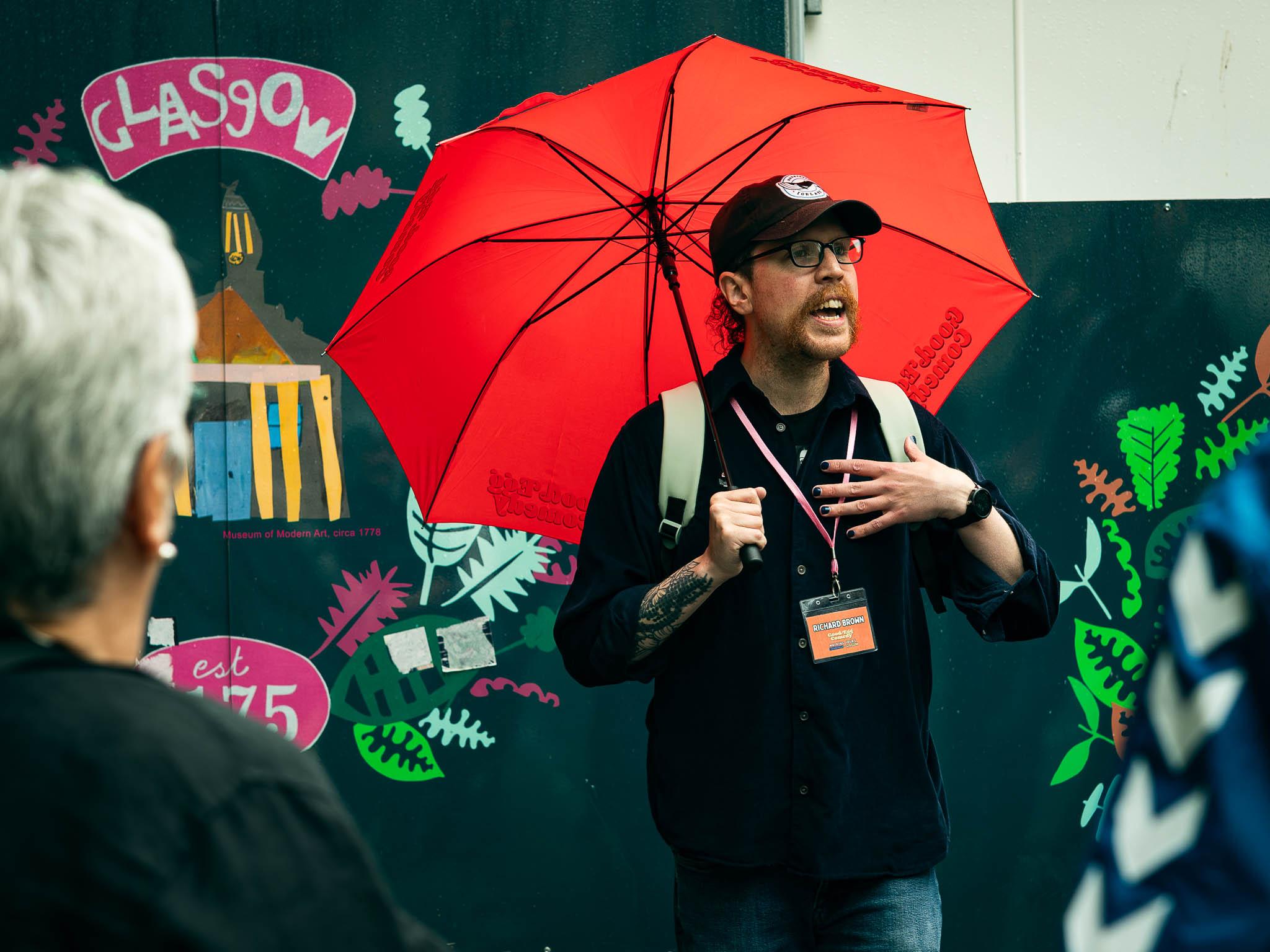 Glasgow-Rundgang: Mit einem Stand-up-Comedian
