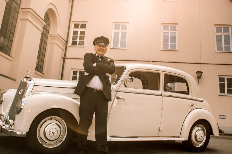 Munich: Romantic Vintage Car Tour! Highlights & Secrets, including a guide Munich: Romantic Vintage Car Tour! Highlights & secrets, including a guide
