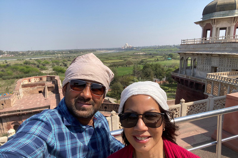 Agra : Taj Mahal & Agra Fort Tour with Elephant SOS & Lunch From Agra : Private Transport and Tour Guide