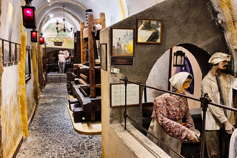 Santorini Visit Cave Wine museum and Wine tasting