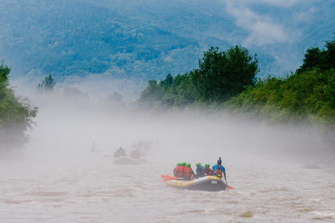 Rafting Romania's Longest Route: 14 km on Buzau River