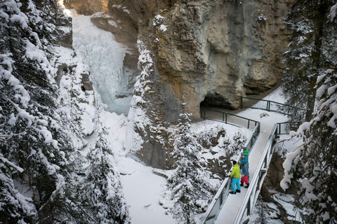 Z Banff: Johnston Canyon - spacer po lodzie z przewodnikiemZ Banff: Icewalk z przewodnikiem po Johnston Canyon