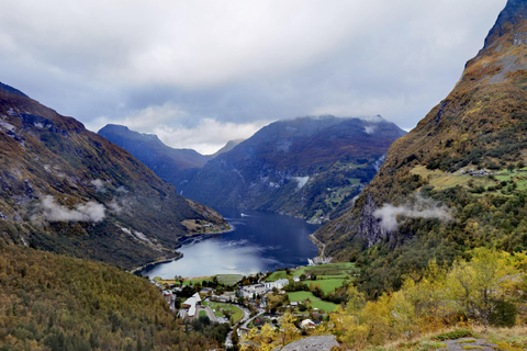 Flåm Flexible Tour with Stegastein, cruise and train include