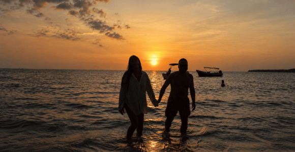 Barú: Sunset on the beach + bioluminescense plankton