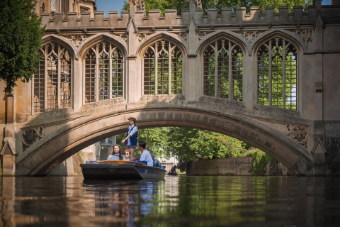 Cambridge : visite guidée de 45 minutes en barque