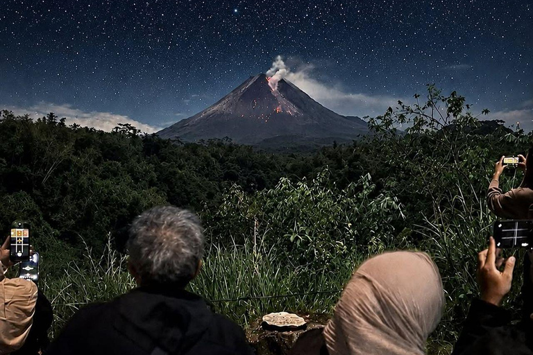 Mount Merapi Jeep Sunset & Lava Flow Night Tour with Pickup
