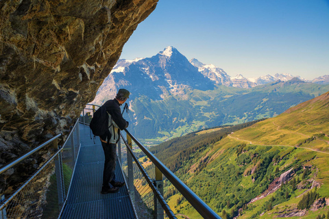 Viagem privada de 1 dia: Interlaken a Grindelwald &amp; Passeio nas falésias