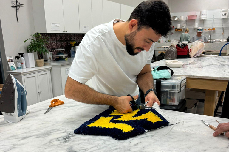 Atelier de touffetage de tapis