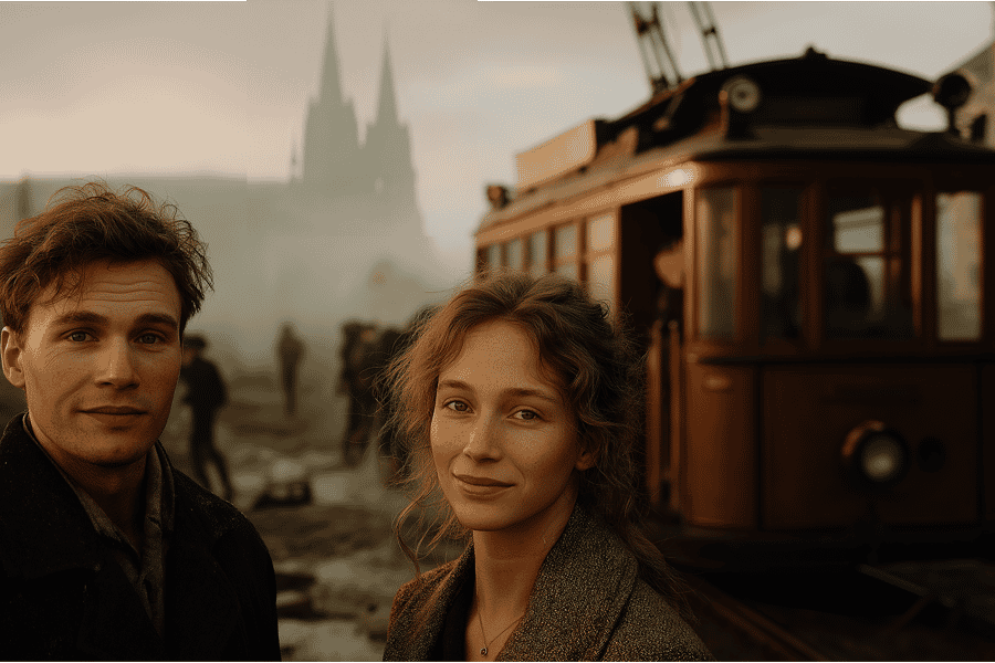 Köln: Ticket für eine Zeitreise ins Köln von 1945 - mit Virtual Reality. Foto: GetYourGuide