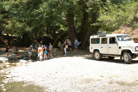 Paphos : Safari en jeep au trésor Land Rover Troodos-Kykkos