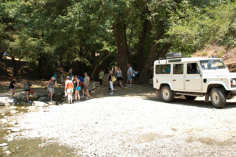 Paphos : Safari en jeep au trésor Land Rover Troodos-Kykkos