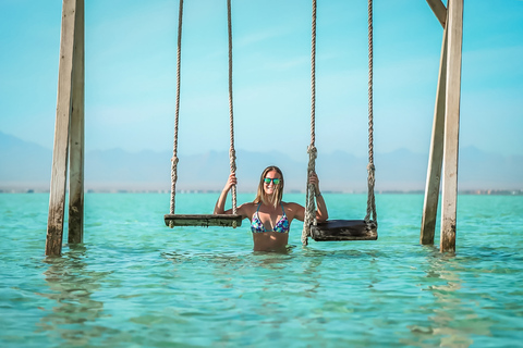 Hurghada: Orange Bay & Paradise Islands Halbtages-BootstourGruppentour