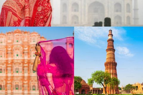 Delhi: 3-tägige Deluxe-Reise zum Goldenen Dreieck mit Luxusauto und 5-Sterne-UnterkunftVon Delhi aus: SUV und Guide für die Tour (ohne Tickets und Hotel)