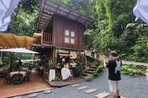 Aldeia de Mae Kampong, cascata, fontes termais (privado)