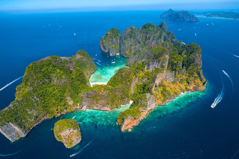 Phuket: Phi Phi Islands båttur med snorkling och lunch