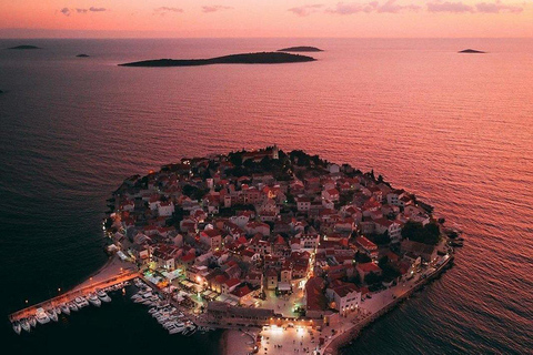 Split: Sunset Tour – Magical Golden Hour Above the Sea