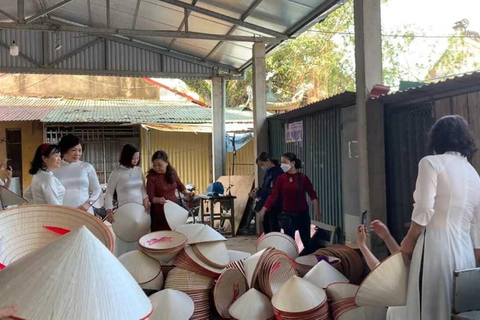 Vanuit Ha Noi: Conische hoed en wierook producerende dorpen tourHele dag: Wierook, Hoeden Maken &amp; Lak Kunst Tour in kleine groep