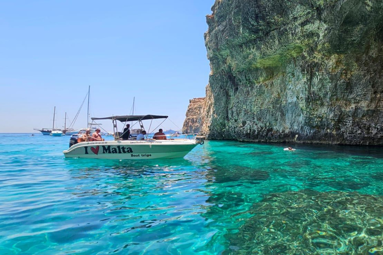 Location de bateaux pour le lagon bleu et l&#039;île de Comino