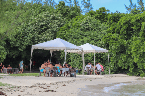 From Trou d'Eau Douce: Group Speedboat Tour to Ile aux Cerfs Tour with Meeting Point