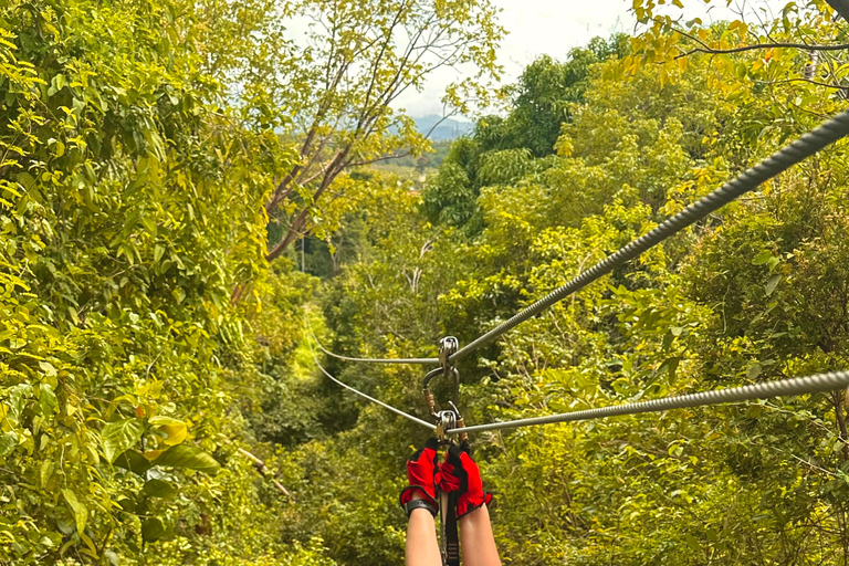 San Juan: Ecoadventure Ziplining Close to the City Sunset Adventure