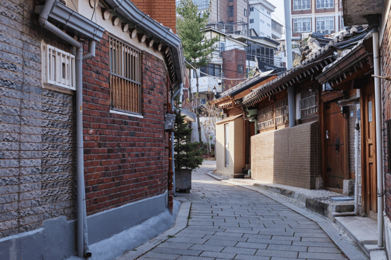 Gyeongbok-gung and Seochon walking tour with coin lunchbox Gyeongbok-gung & Seochon Walking Tour (Hanbok Experience)
