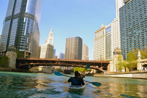 Chicago : location de kayaks pour 2 heures dans le centre-villeKayak simple