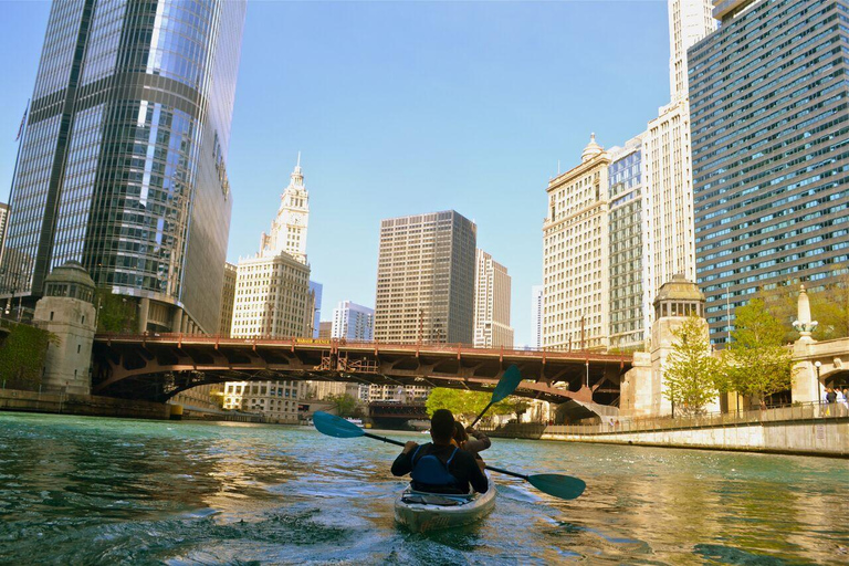 Chicago : location de kayaks pour 2 heures dans le centre-villeKayak simple