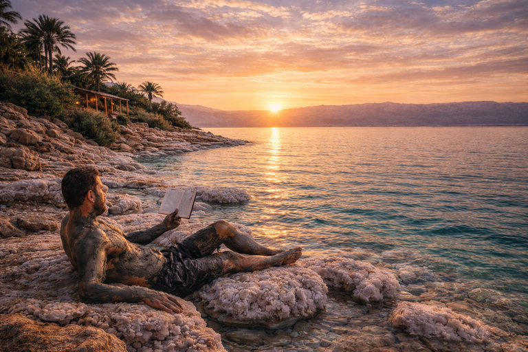 From Amman: Madaba, Mount Nebo & Dead sea Or Baptism Site Amman: Madaba, Mount Nebo & Dead Sea Tour( Swim & Lunch)