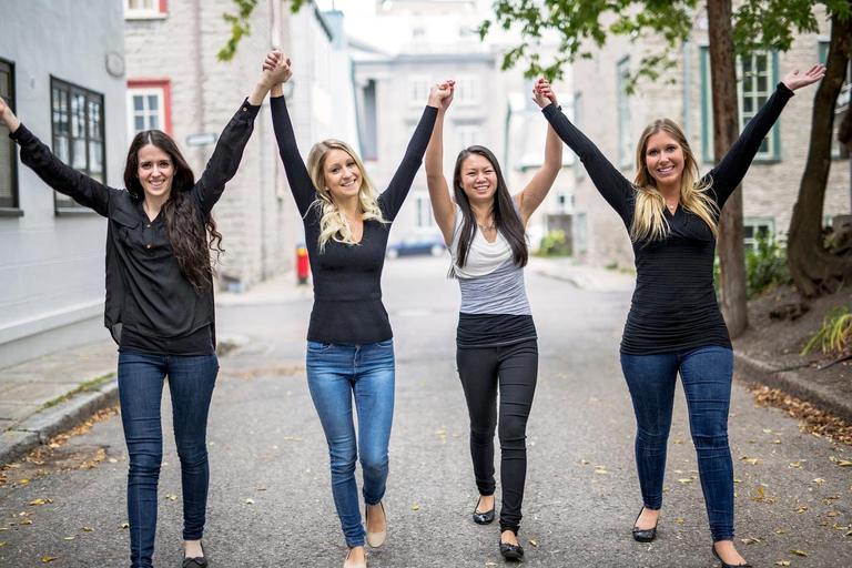 Un grand voyage à pied dans la ville de Québec