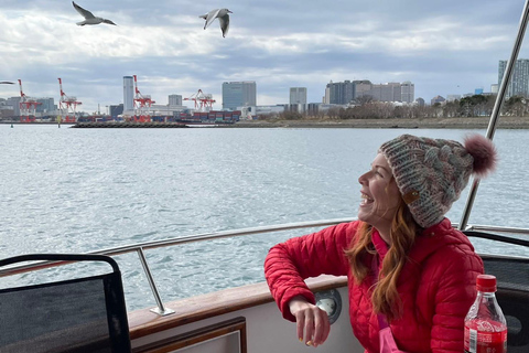 2 Hours Private Cruising Boat Tour;Tokyo Bay & River Tokyo Bay Charter Cruise Enjoy Your Own Food & Drinks at Sea