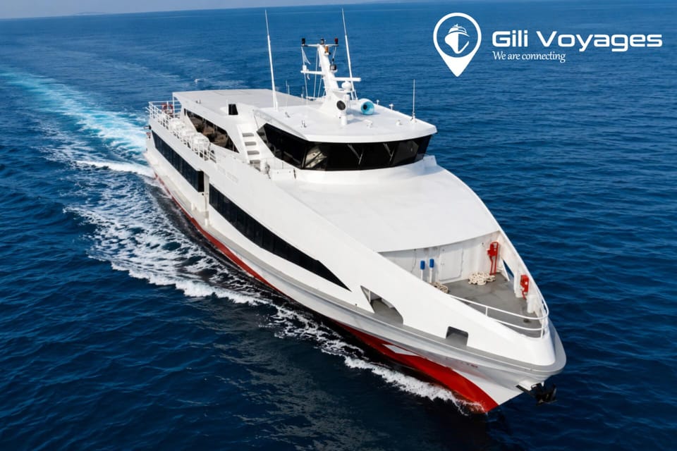 Bateau rapide de Bali à Gili Trawangan, aller simple