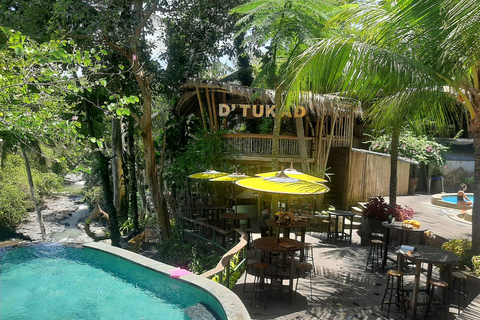 Ubud: Foresta di scimmie, terrazze di riso e cascateUbud: Foresta di scimmie, terrazza di riso e cascata