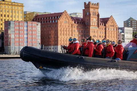 Stockholm : tour en bateau rapide RIB et visite des îles de l'archipel
