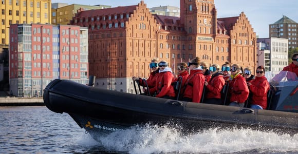 Stockholm: RIB-Speedboot-Tour & Besuch einer Schäreninsel