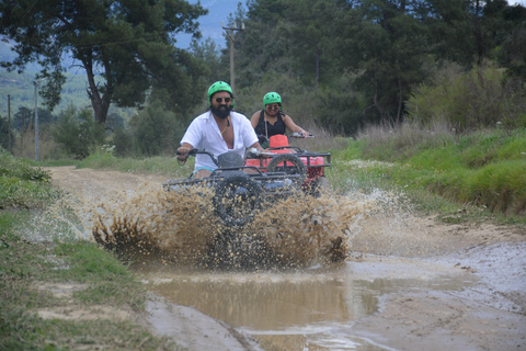 Sida: Privat rafting, zipline, fyrhjuling eller buggy med lunchPrivat forsränning, ziplining, fyrhjuling/ buggy med gemensam upphämtning