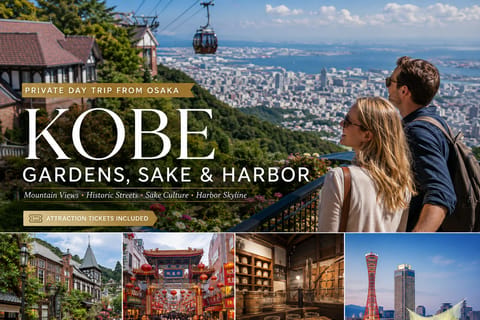 From Osaka: Kobe Gardens, Sake & Harbor Private Day Trip - Image 2