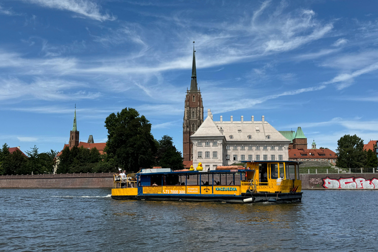 Wroclaw by night - Old Town boat cruise after sunset