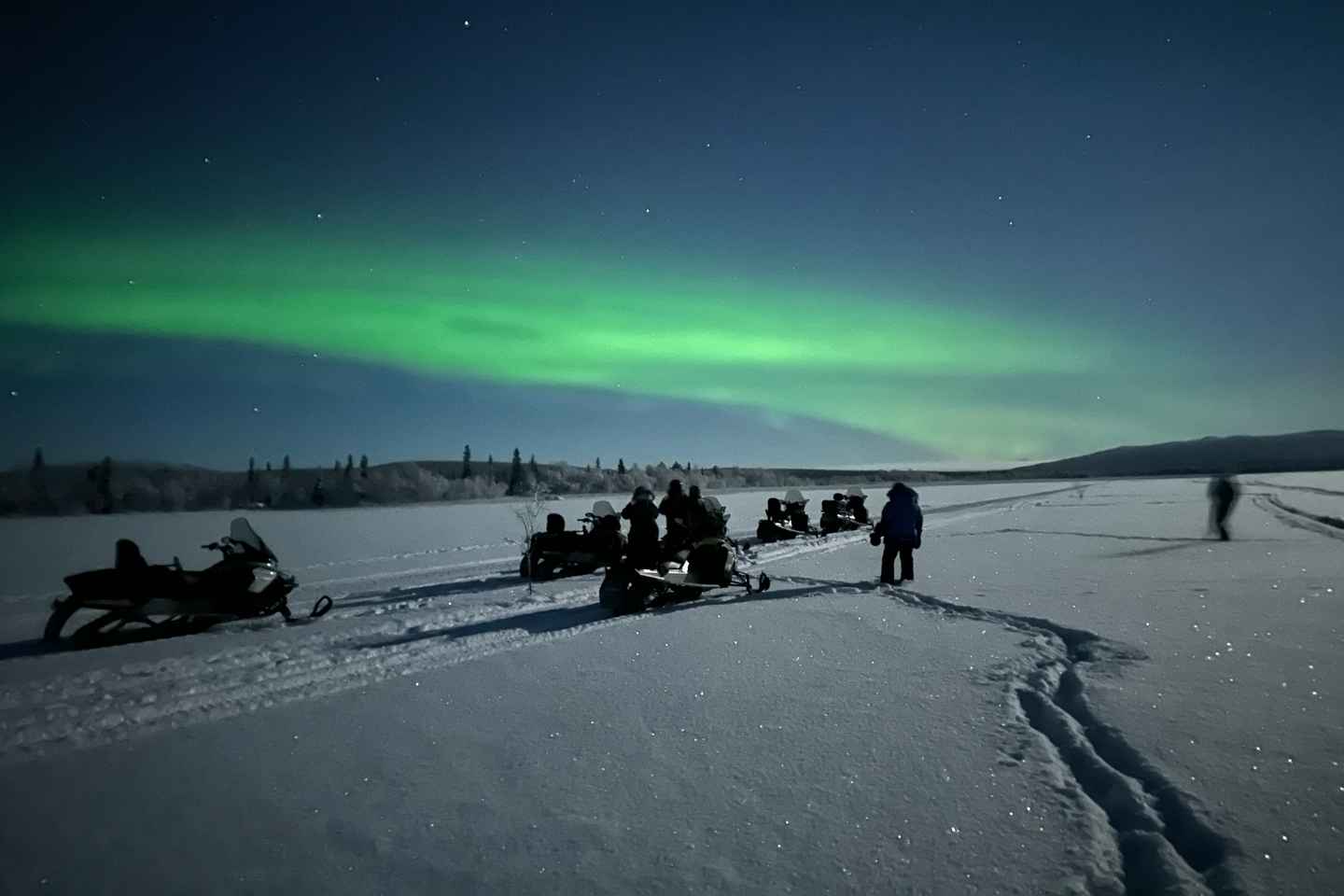 Кируна: Снегоходы и Охота за Северным Сиянием