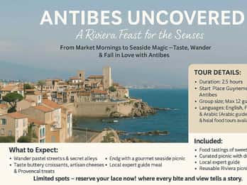 Antibes: Old Town Food Tour with Seaside Picnic