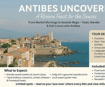 Antibes: culinaire tour door de oude stad met picknick aan zee
