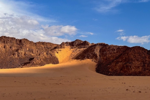Lo más destacado de WadiRum con el Jeep + Desierto BlancoDestacados WadiRum+viaje al Desierto Blanco - noche