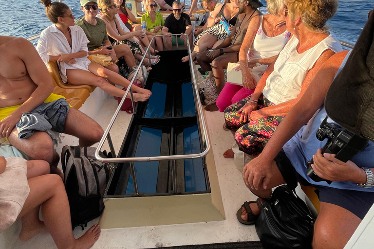 Zakynthos: Glass-Bottom Sunset Cruise with Wine Private Glass-Bottom Sunset Cruise with Wine