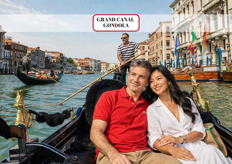 Velence: gondolázás a Canal Grande-n élő idegenvezetői ismertetővel™