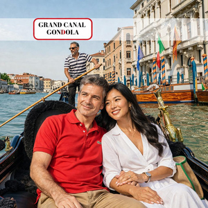 Venice: Grand Canal Gondola Experience with Live Commentary™