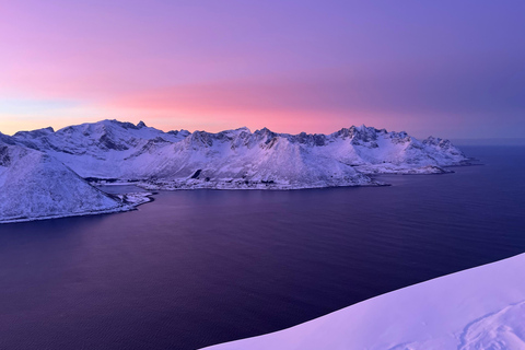 Tromsø: Snowshoe Hike on Senja to Hesten with Views of Segla From Tromsø: Snowshoe Hike to Hesten
