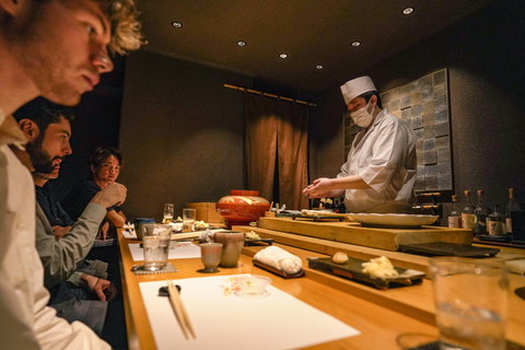 Hochwertiges Sushi &amp; Tempura-Essen in Ginza