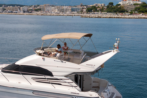 Juan-les-Pins: Boat rental to the Lérins Islands with a skipper Full day – 8 hours