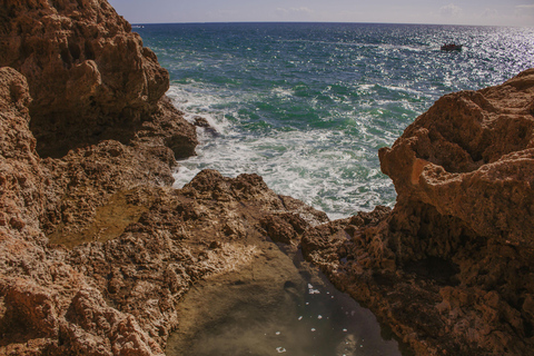 Albufeira: Benagil Cave, Algar Seco &amp; Marinha ÄventyrsvandringMorgonrundtur