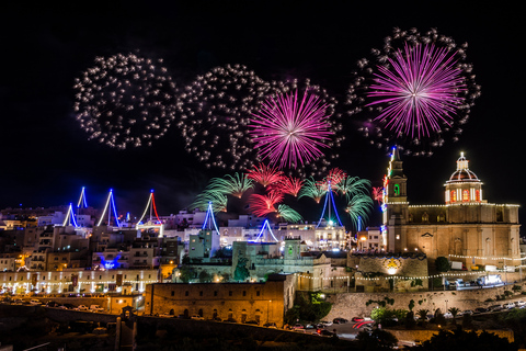 Malta: Village Festa and Fireworks Guided Tour